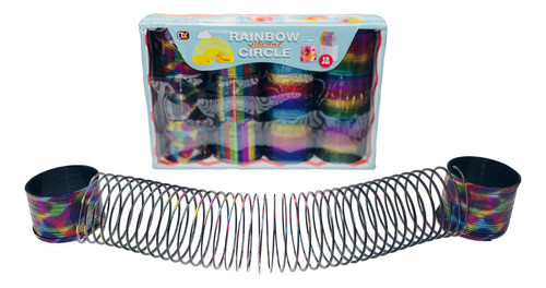 Resorte Antiestrés Rainbow Vibrant Circle X1 Unidad 1