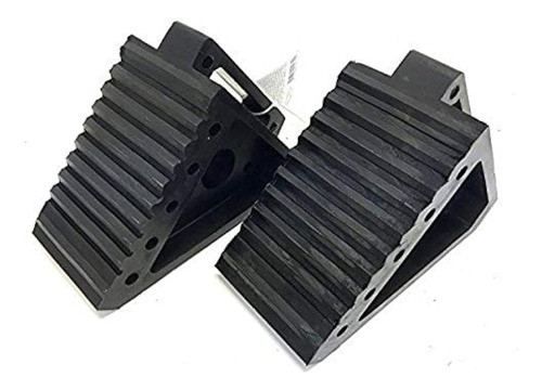 Maxxhaul Paquete De 2 70472 Cuña De Rueda Negra Resistente D 0