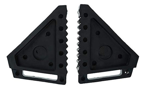 Maxxhaul Paquete De 2 70472 Cuña De Rueda Negra Resistente D 1