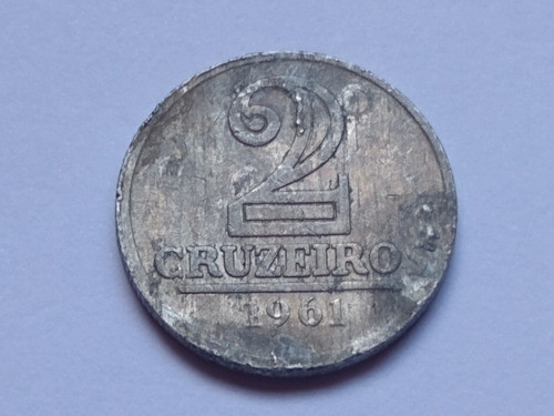 Moeda Antiga 2 Cruzeiros 1961 0