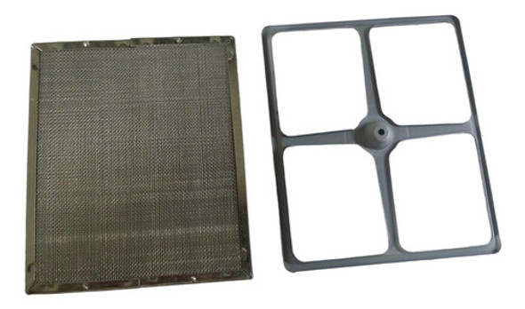 Kit Tela + Grade Filtro Ar Ml Cg Today Titan 125 - Honda 1
