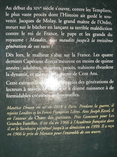 Les Rois Maudits - Maurice Druon - Ed. Plon 1