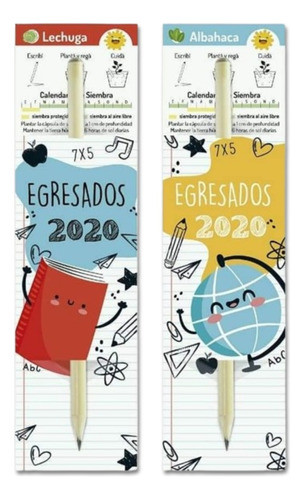 X15 Lápices Plantables Souvenirs Egresados Graduación 0