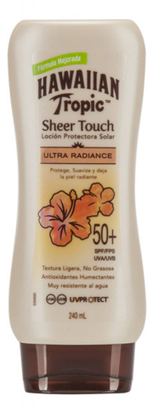Protector Solar Hawaiian Tropic Sheer Touch Fps 50 X 240 Ml 0