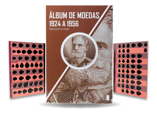 Kit 3 Álbuns Para Moedas Brasileiras 1854 A 1956 Barato 1