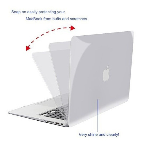 Carcasa De Plástico Duro Mosiso P/macbook Air 13 In, Negro 1