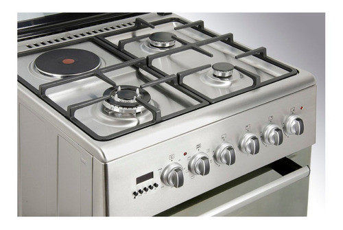 Cocina Tem 1 Disco Horno Eléctrico Turbo Combinada Acero 1