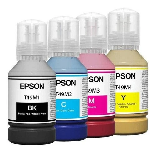 Pack 4 Botellas Tinta Sublimatica Epson Original T49m (cmyk) 1