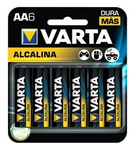 Pilas Aa Varta Alcalinas Ideales Radio Control Remoto Usa 0