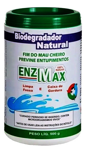 Enzmax Limpa Fossa E Caixa De Gordura Enzimas Natural 2,5 Kg 1