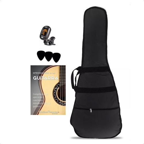 Funda Acolchada Guitarra Eléctrica + Afinador + Manual Puas 0