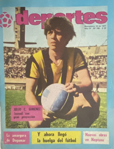 Deportes 166 Julio C Giménez Peñarol Fútbol, F8 Ej3 0