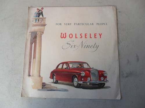 Folleto Auto Wolseley  Six Ninety Folleto Catalogo 1957 0