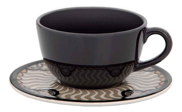 Xícara Chá 200 Ml Com Pires Unni Mediterrâneo Oxford 0