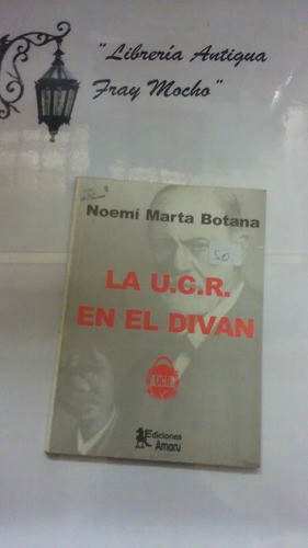 La U.c.r En El Diván - Noemi Marta Botana Ediciones Amaru 0