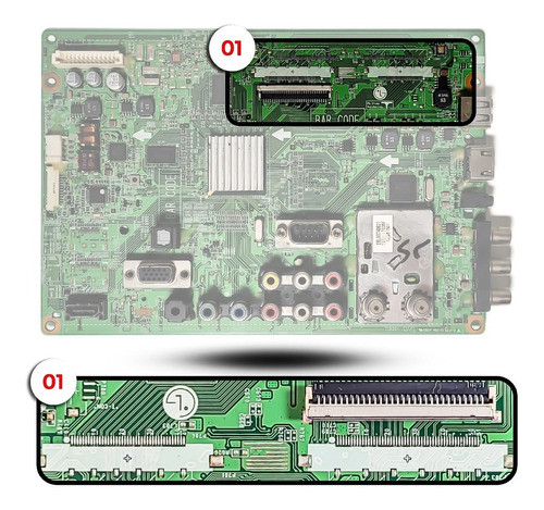 Placa Principal Para Tv 32ld350 32ld355c Eax61352203 (1) 1