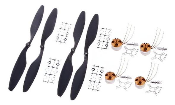 Motor Sin Escobillas De 1000kv A2212/13t + 4pcs 1045 Hélices 0