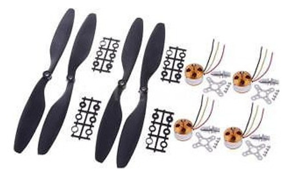 Motor Sin Escobillas De 1000kv A2212/13t + 4pcs 1045 Hélices 1