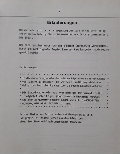 Deutschsprachige Notmünzen 18401990 Moneda Emergencia Aleman 1