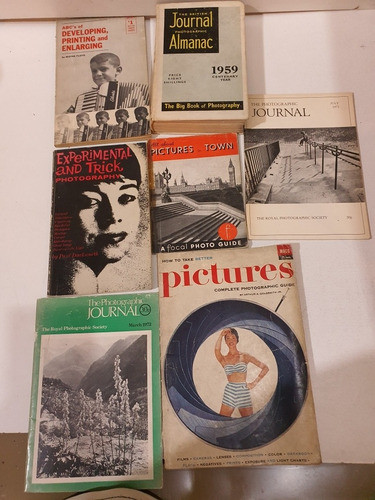 Libro: Lote De 7 Libros  Y Revistas De Fotografia En Ingles 0