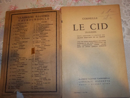Le Cid - Pierre Corneille - En Frances 1