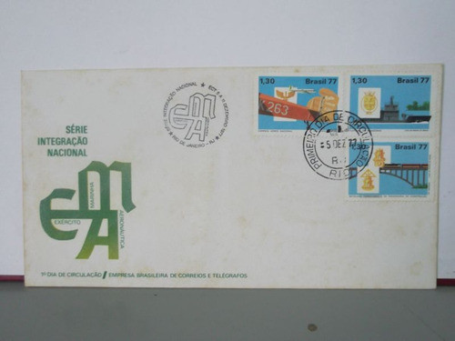 Envelope- Série Integração Nacional - 1977 0
