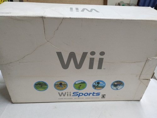 Solamente Caja Y Manuales De Nintendo Wii . 0