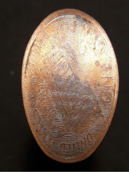 Moneda 1 Cent Dolar Elongada Disney Eva ( Wall-e) 1