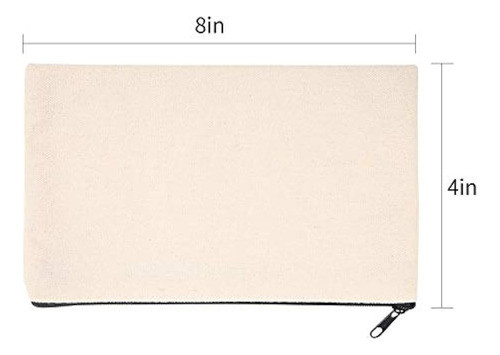 Zeedix 10 Pack En Blanco Diy Craft Bag Estuche Para Bolígraf 0