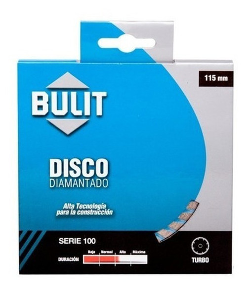 Disco Bulit Diamantado Turbo 115 Mm Serie 100 1