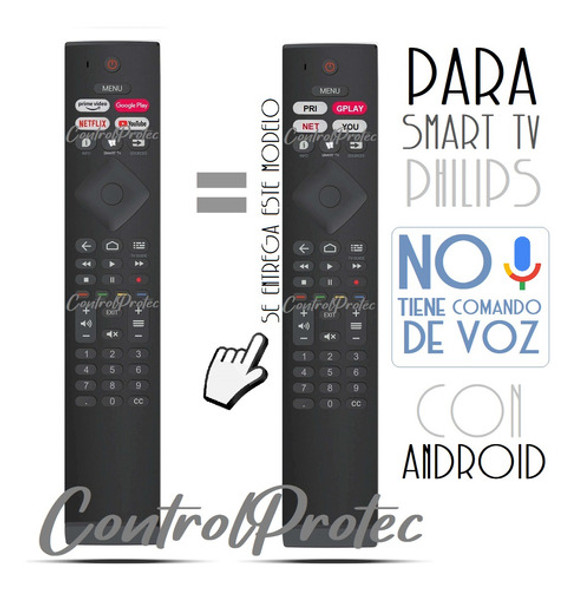 Control Remoto Para Philips Smart Tv 4k Uhd 50 55 58pud8516 1