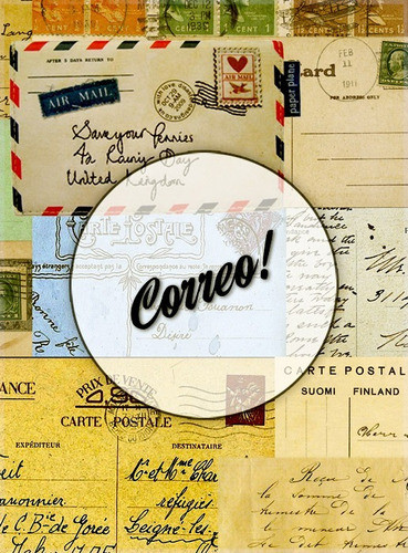Correo! Lámina Decoupage Autoadhesiva 30 X 42 Cm 0