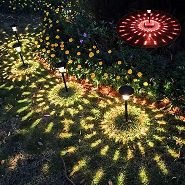 Funsgeiu Solar Pathway Lights, 6 Pack Solar Garden Lights Ou 0