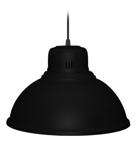 Campana-colgante Metalico 38cm Negro 0
