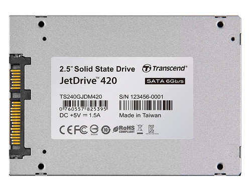 Transcend 240gb Jetdrive 420 Sata Iii Ssd Upgrade Kit For 1