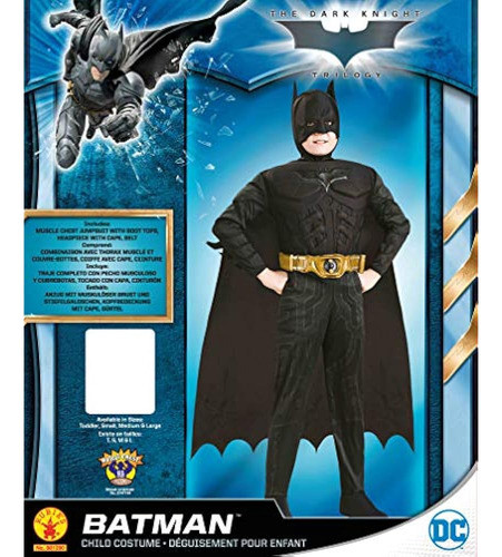 Batman Dark Knight Rises Childs Deluxe Muscle Chest Disfraz 1