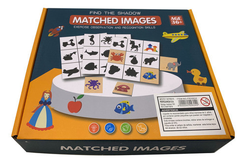 Juego De Mesa Memoria Con Sombras, En Caja 0
