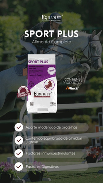 Alimento Completo Para Caballos, Equidiet Sport Plus 25kg 1