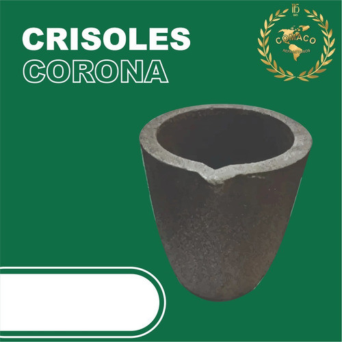 Crisol Corona Grafito 200 P Aluminio, Cobre Fundición 1