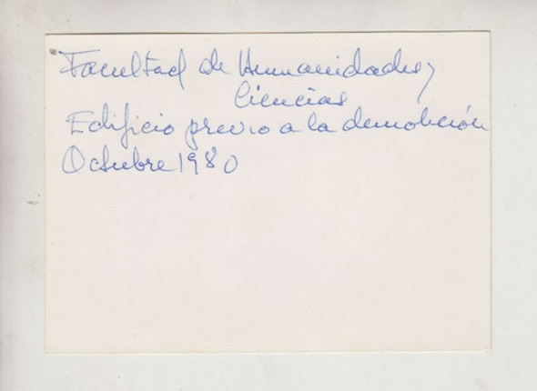 1980 Fotografia De Antigua Facultad Humanidades Montevideo 1