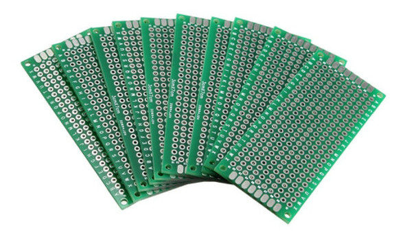 Lote X2 Placa Circuito Impreso Pcb Doble Cara Protoboard 1