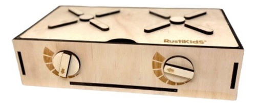 Cocina Anafe De Madera Desarmable Rusti Kids 0