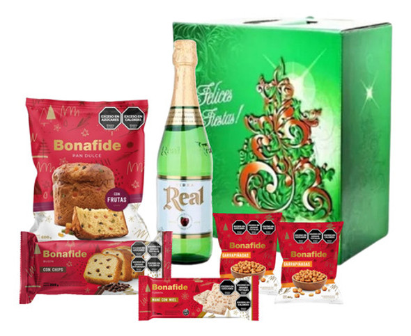 Caja Navideña Economica - 7 Productos - Bonafide - D B D G 0