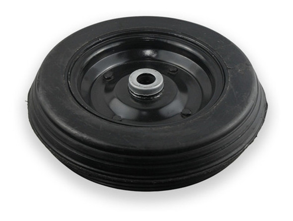 Roda Maciça Pra Carrinho De Mão 3.50-8 Com Rolete 1 Pol 0