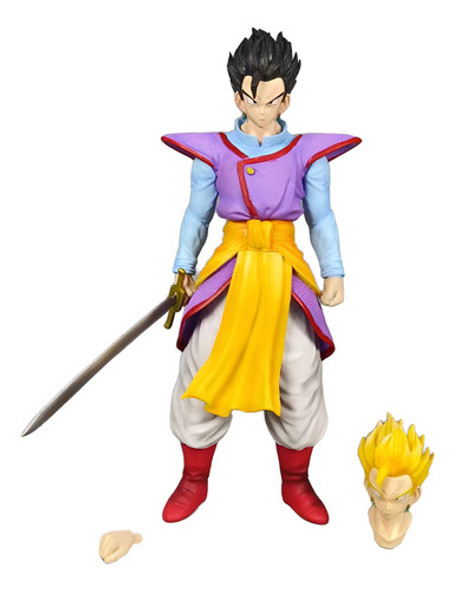 Figura Gohan Dragon Ball Z Traje Kaio Espada Z Saga Majin 0