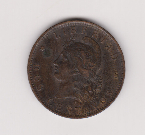 Moneda Argentina 2 Ctvs Año 1892 Muy Bueno + 1