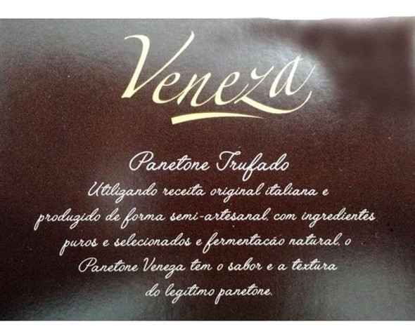 Kit C/ 3 Chocottone Trufado Chocolate 500g Veneza Chocotone 1