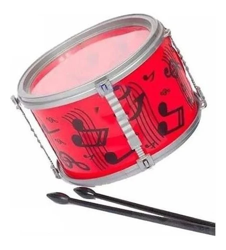 Tambor Musical Tamaño Chico Infantil Colores Faydi 0