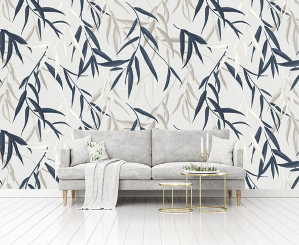 Mural Tropical Vinilo Mate Autoadhesivo O Empapelado - Mt200 0