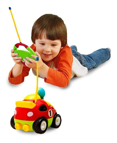 Auto Control Remoto Cartoon Race Todas Las Edades Luz Sonido 0